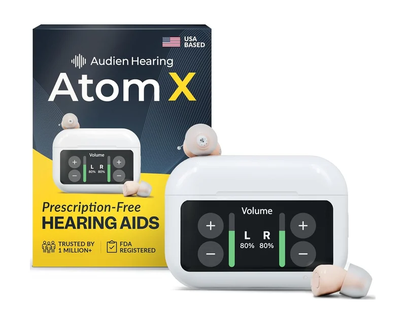 Audien Atom X hearing aids